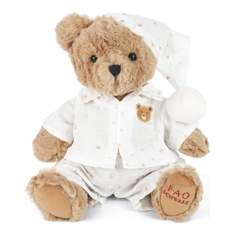 FAO-Bear-with-White-Star-Pajamas-Plush-25397123448919
