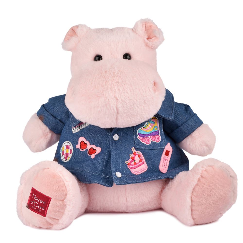 Hippo-Plush-with-Denim-Jacket-Plush-25850359840855