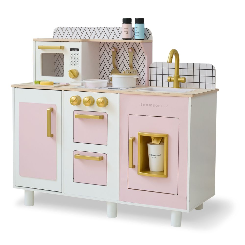 Little-Chef-Hampton-Wooden-Play-Kitchen-with-Ice-Dispenser-Sink-Pink-Preschool-25844251361367