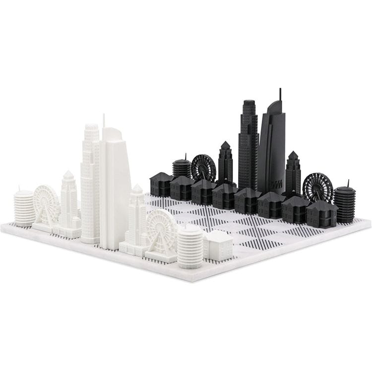 Los-Angeles-Edition-Acrylic-Chess-Set-with-Marble-Hatch-Board-Games-24297159819351